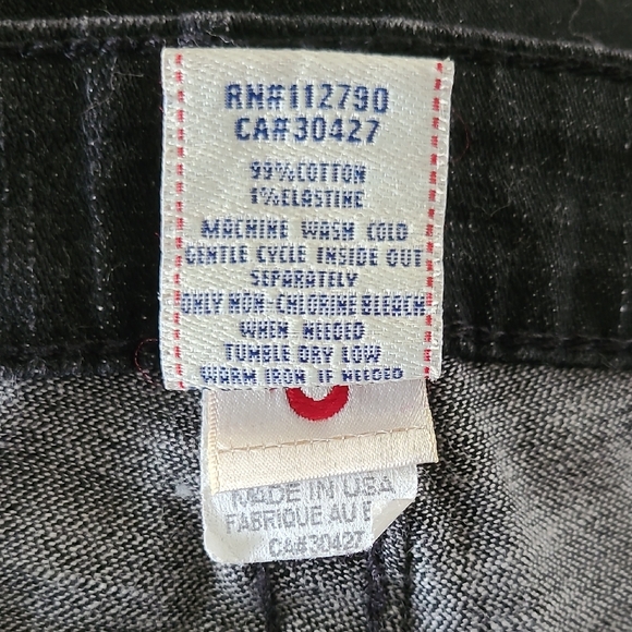 New True Religion Women's Joey Sequin Black Flared Jeans Size 27 - Picture 11 of 15